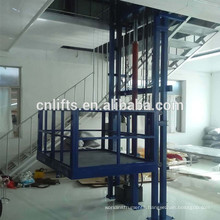 500kgs warehouse goods hydraulic vertical material lifts